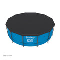 Pool Cover Fits Bestway 3.66m/12ft Round Swimming Pool PVC Blanket 3.7m - Pets Gear