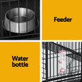 Ferret Cage With Wheels Pull Out Tray 4 Level 110cm