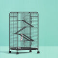 Ferret Cage With Wheels Pull Out Tray 4 Level 110cm