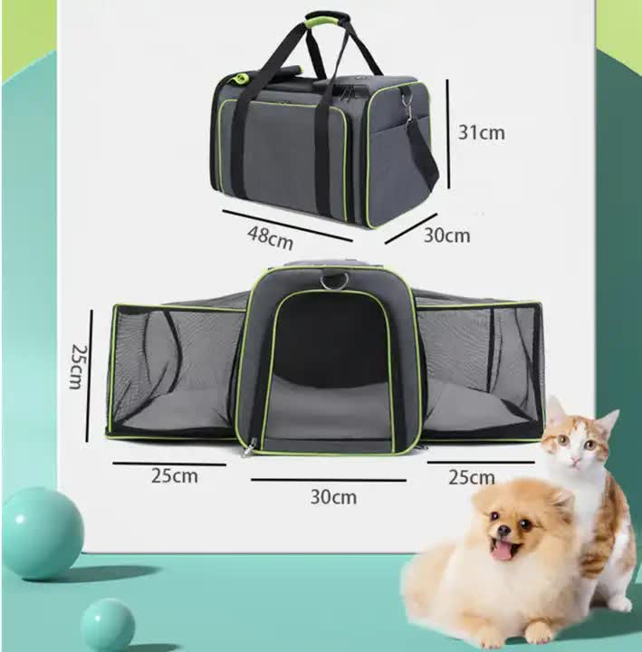 Foldable Expandable Pet Carrier Backpack