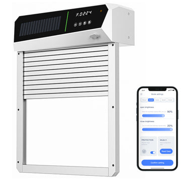 Solar Powered Automatic Chicken Coop Door with APP Control