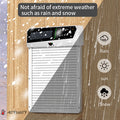 auto chicken door weatherproof Outdoor air purifier with rain and snow resistance feature on a wooden background