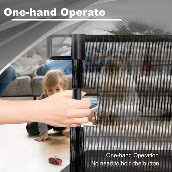 outdoor retractable dog gate