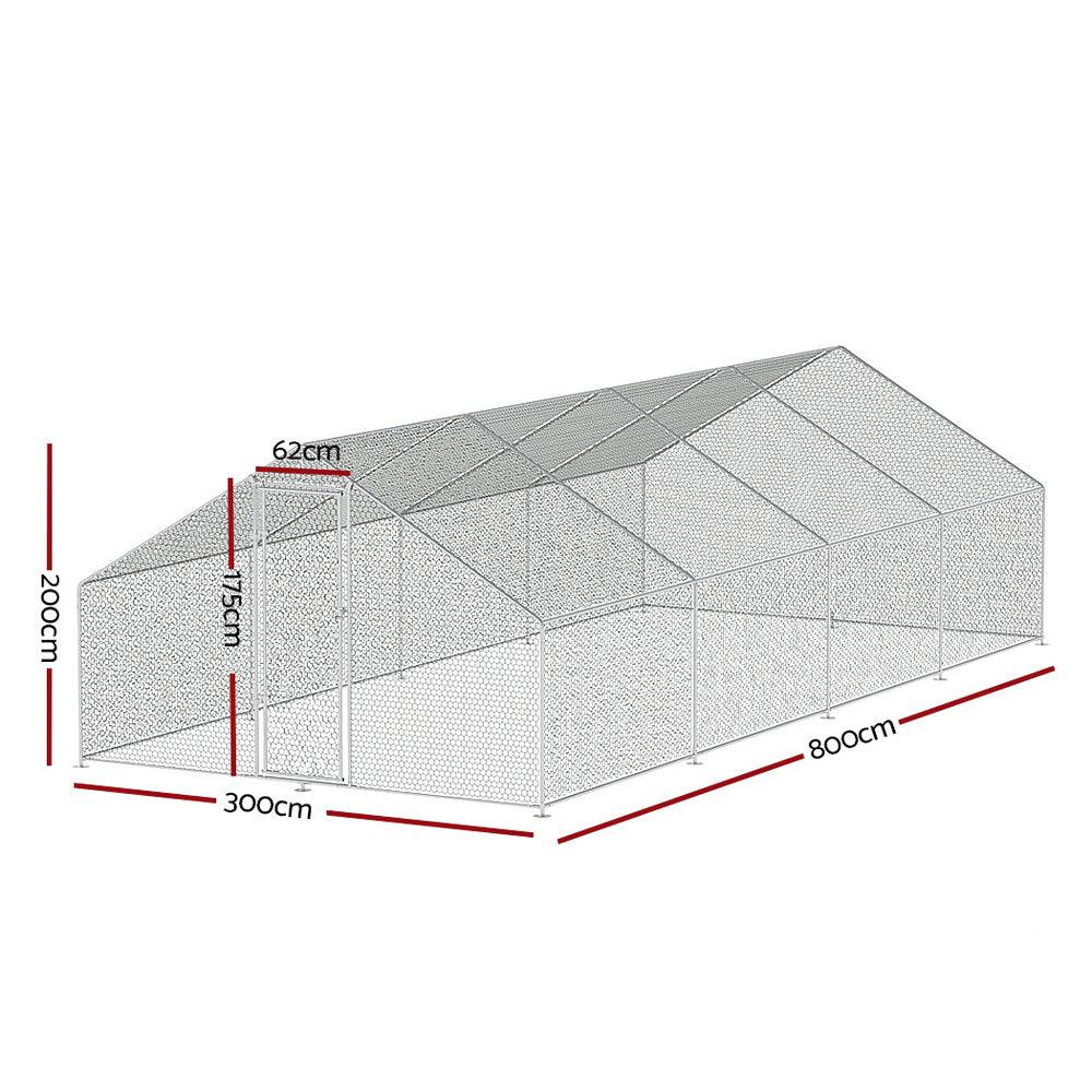 Extra Large Outdoor Cat Enclosure 8M