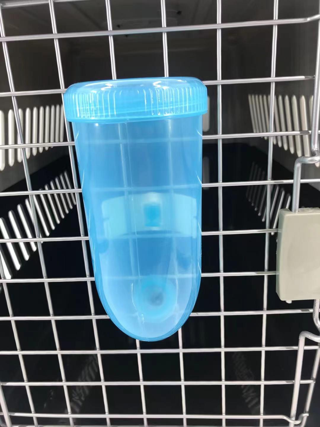 500ml Dog Cat Hamster Rabbit Water Bottle Hanging Drinking Dispenser Feeder Blue - Pets Gear