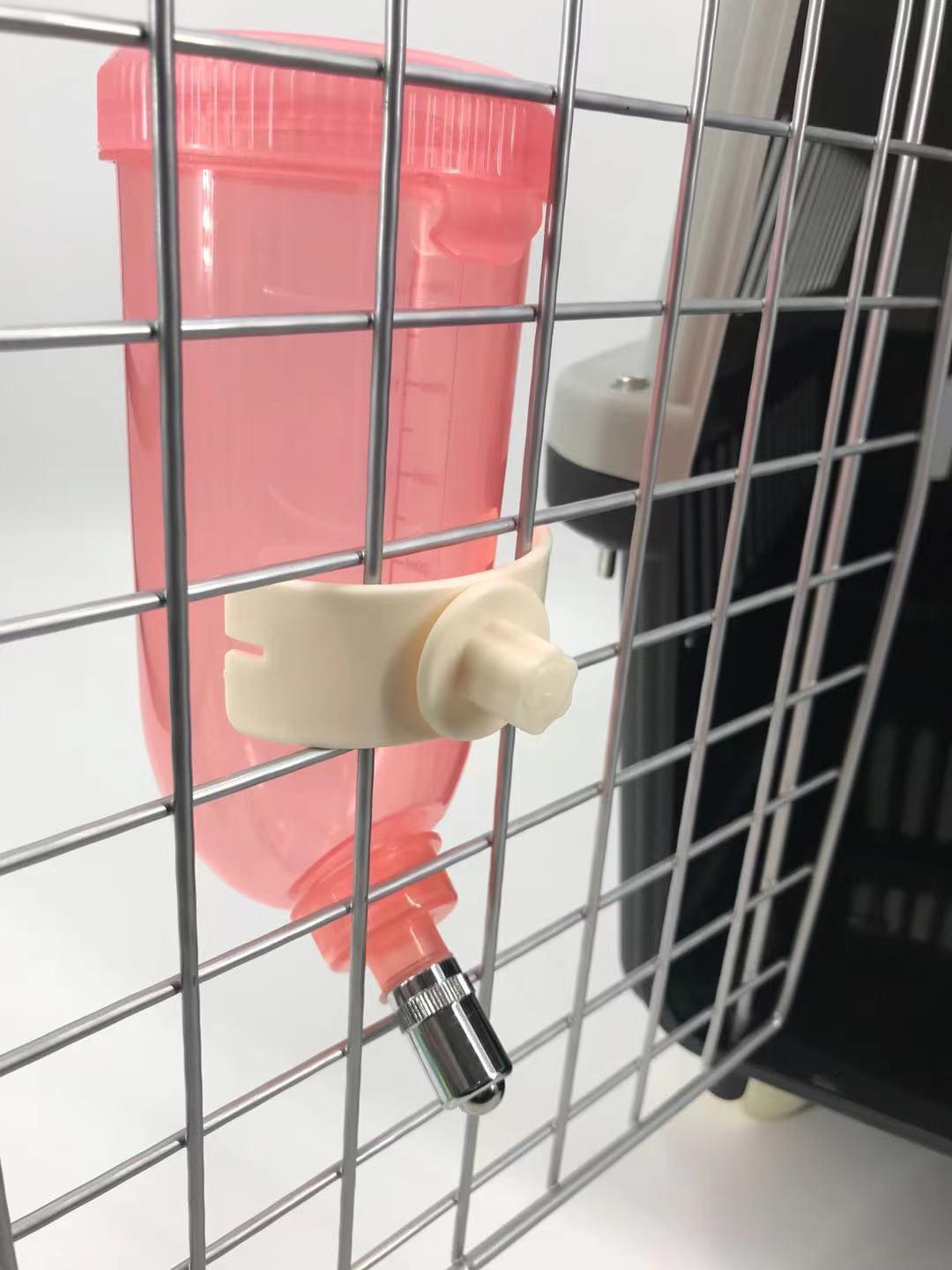 500ml Dog Cat Hamster Rabbit Water Bottle Hanging Drinking Dispenser Feeder Pink - Pets Gear