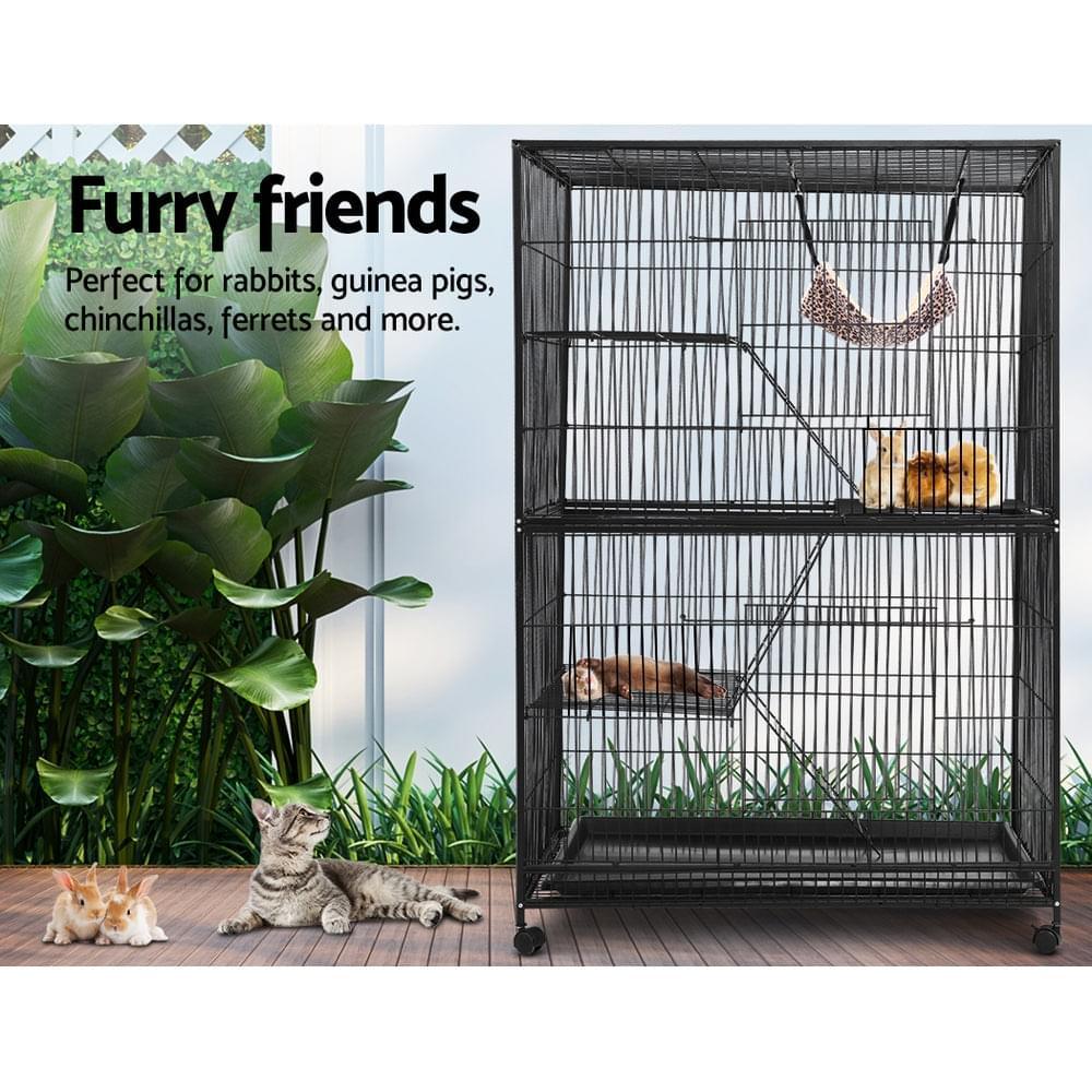 Ferret Cage with 4 Levels 142cm Height - Pets Gear