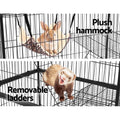 Ferret Cage with 4 Levels 142cm Height - Pets Gear