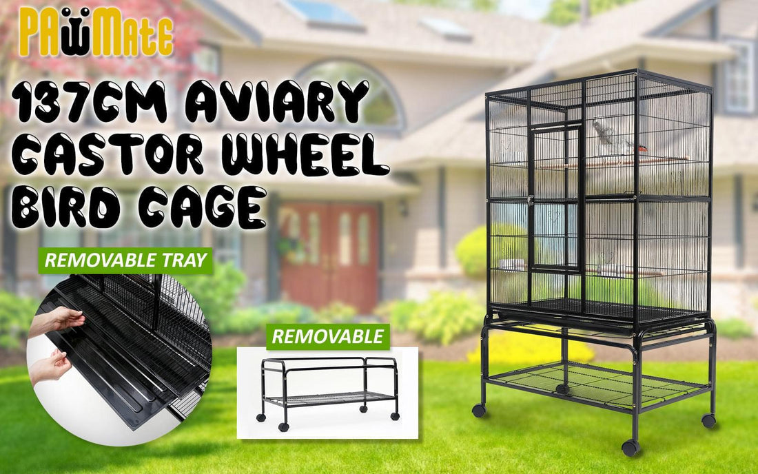 137cm Bird Cage Parrot Aviary Melody - Pets Gear