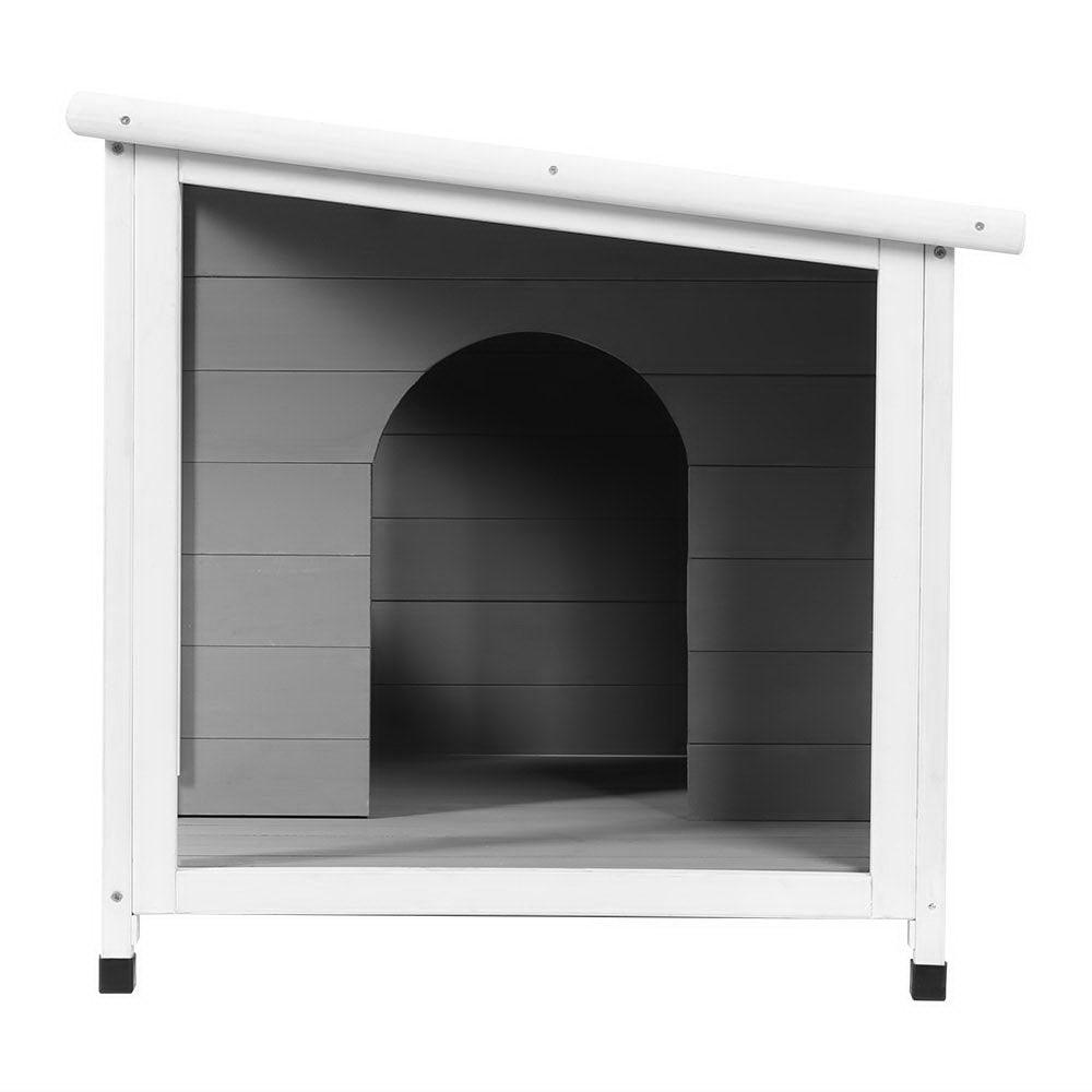 i.Pet Dog Kennel House Large Wooden Outdoor Pet Kennels Indoor Puppy Cabin Log - Pets Gear