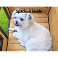 i.Pet Dog Kennel Kennels Outdoor Wooden Pet House Cabin Puppy Large L Outside - Pets Gear