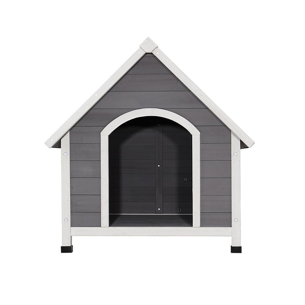 i.Pet Dog Kennel Outdoor Wooden Indoor Puppy Pet House Weatherproof XL Large - Pets Gear