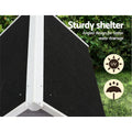 i.Pet Dog Kennel Outdoor Wooden Indoor Puppy Pet House Weatherproof XL Large - Pets Gear