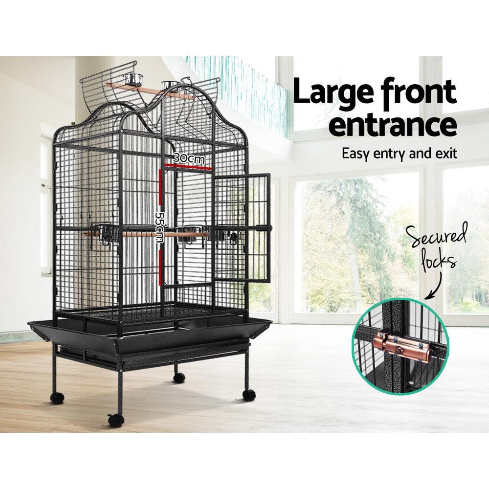 Large Bird Cage on Wheels 168CM - Pets Gear
