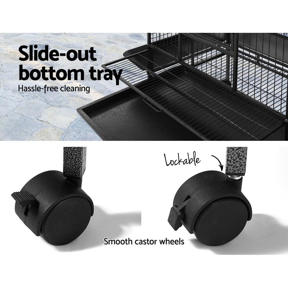 Large Bird Cage on Wheels 168CM - Pets Gear
