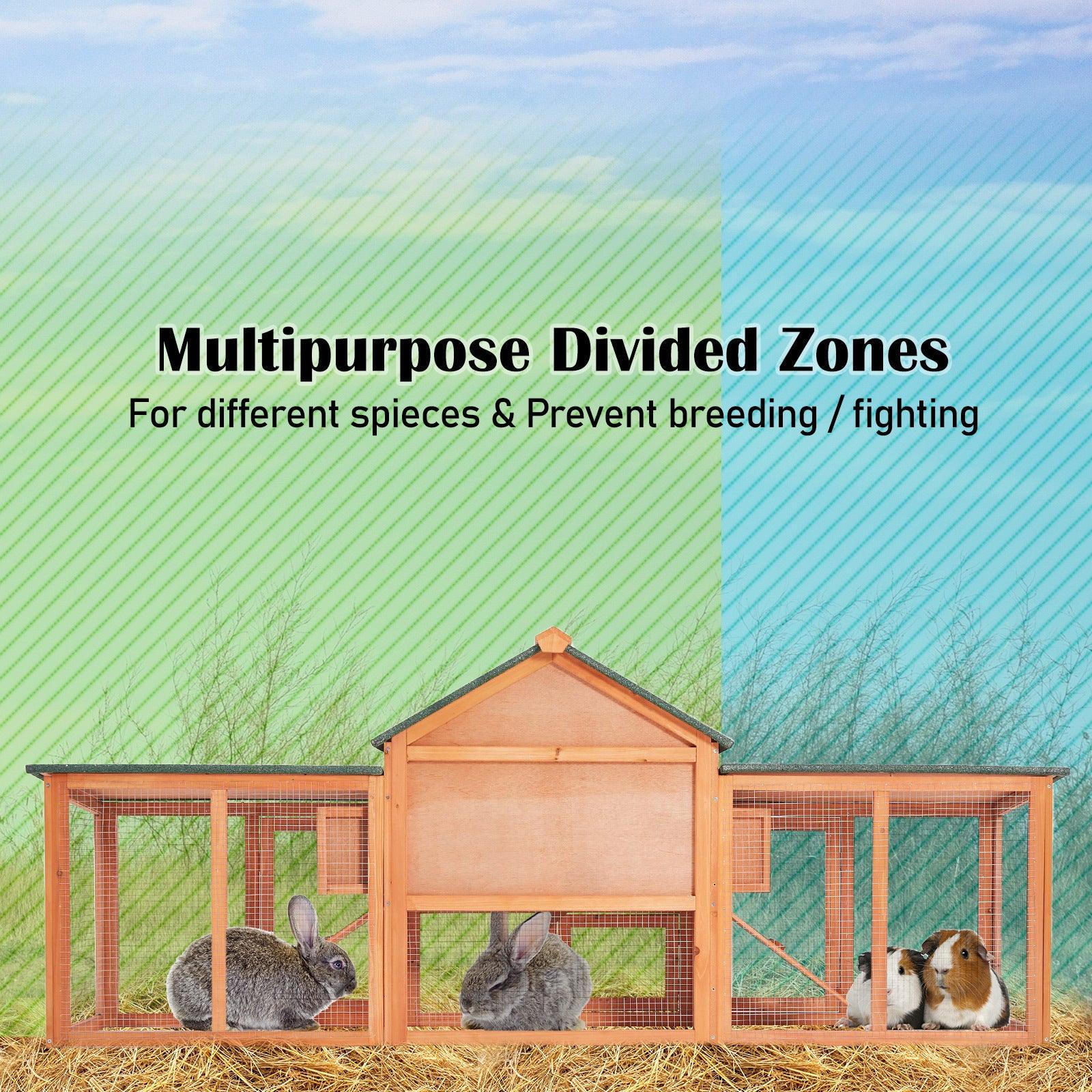 Large Chicken Coop Two Story Cage Run - Pets Gear