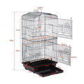 Large Portable Bird Cage 92cm - Pets Gear