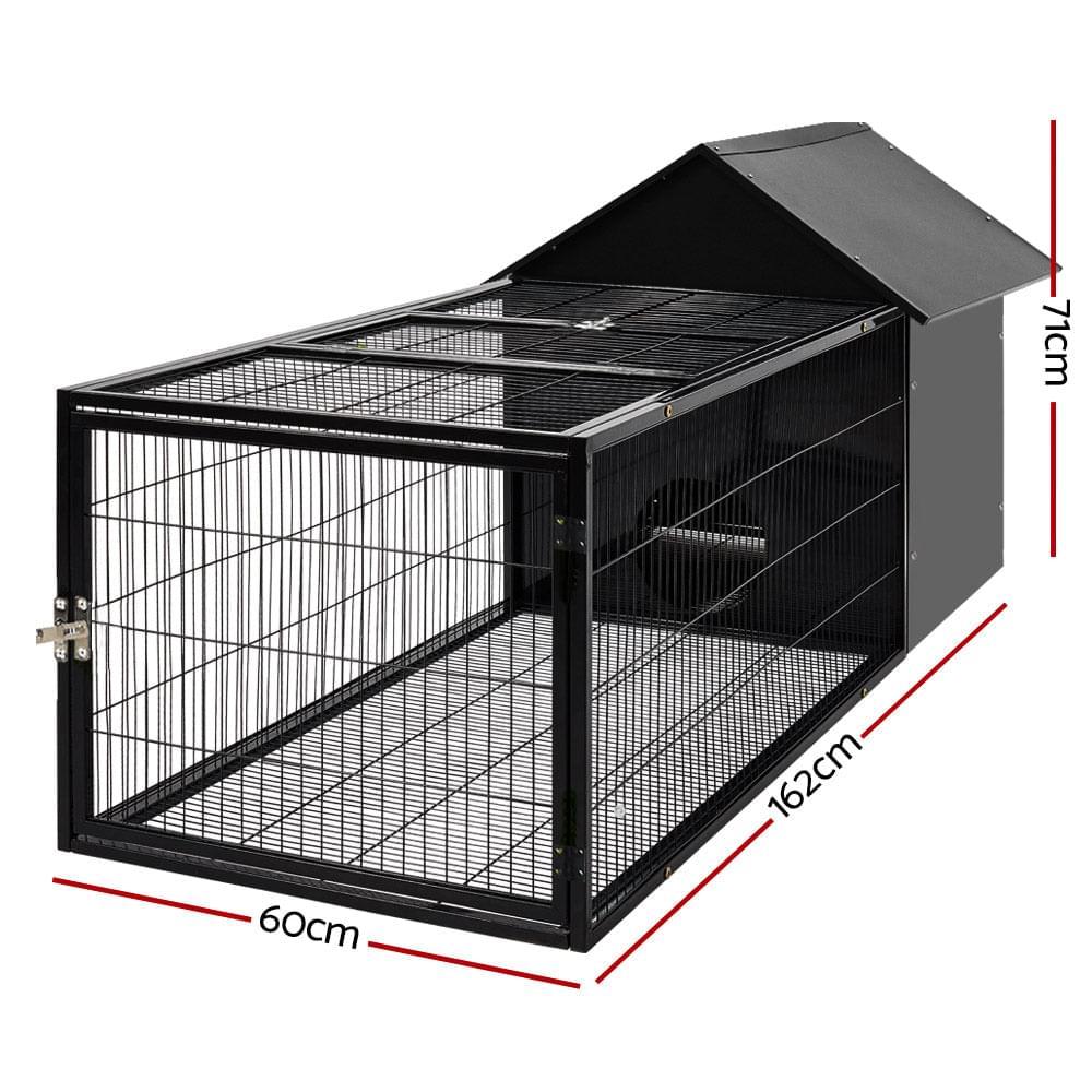 Metal Rabbit Hutch - Pets Gear