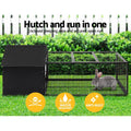 Metal Rabbit Hutch - Pets Gear