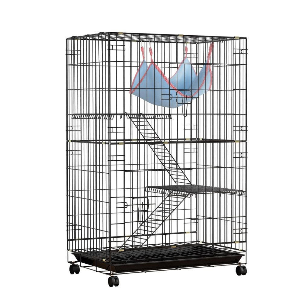 Multi Level Indoor Rabbit Hutch Cage - Pets Gear
