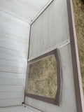 YES4PETS XL Timber Pet Dog Kennel House Puppy Wooden Timber Cabin With Stripe White - Pets Gear