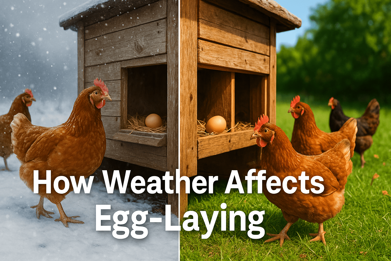 How Weather Affects Chicken Egg-Laying & What You Can Do About It