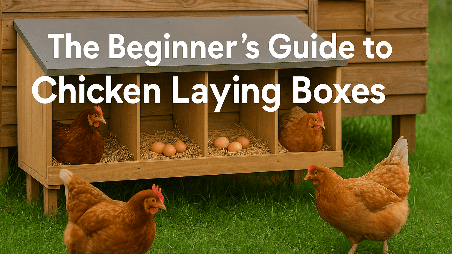 The Beginner’s Guide to Chicken Laying Boxes: Setup Tips for Happy Hens