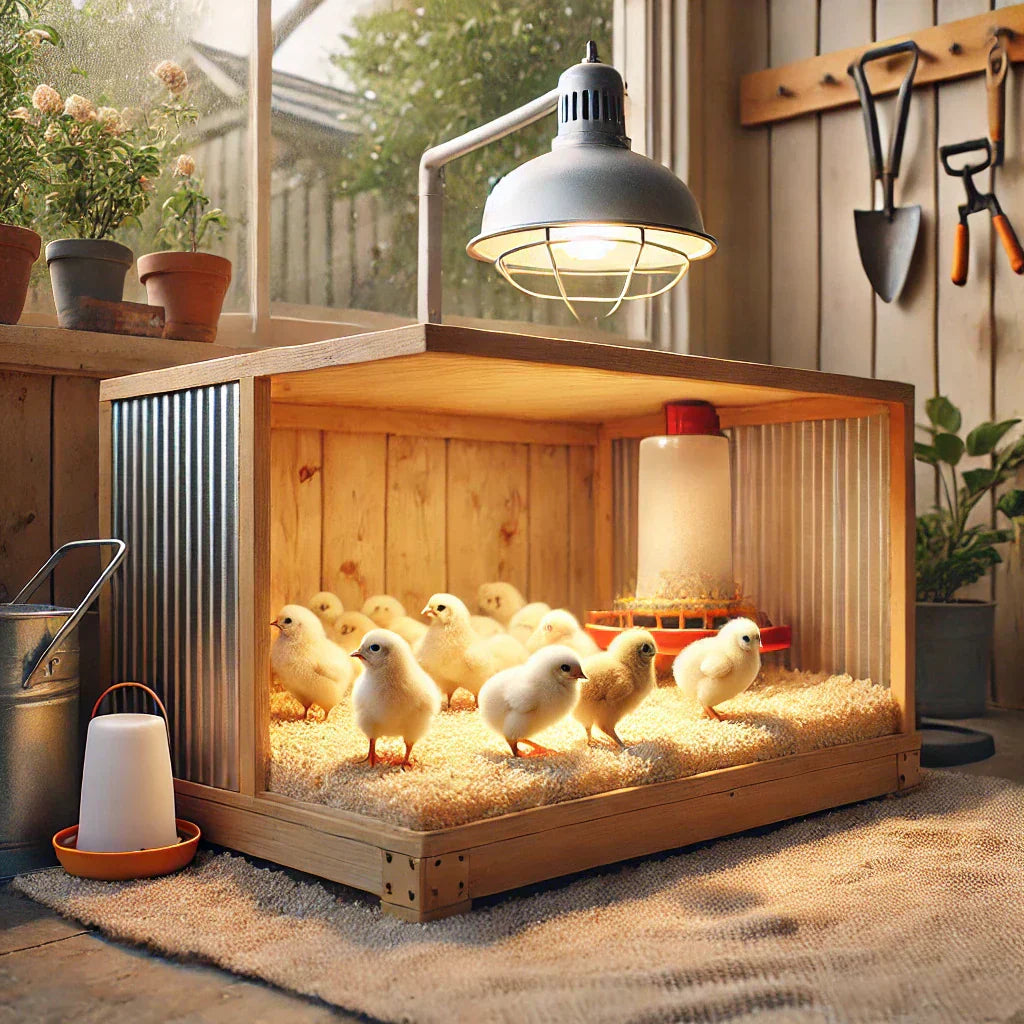 Chicken Brooder at Home