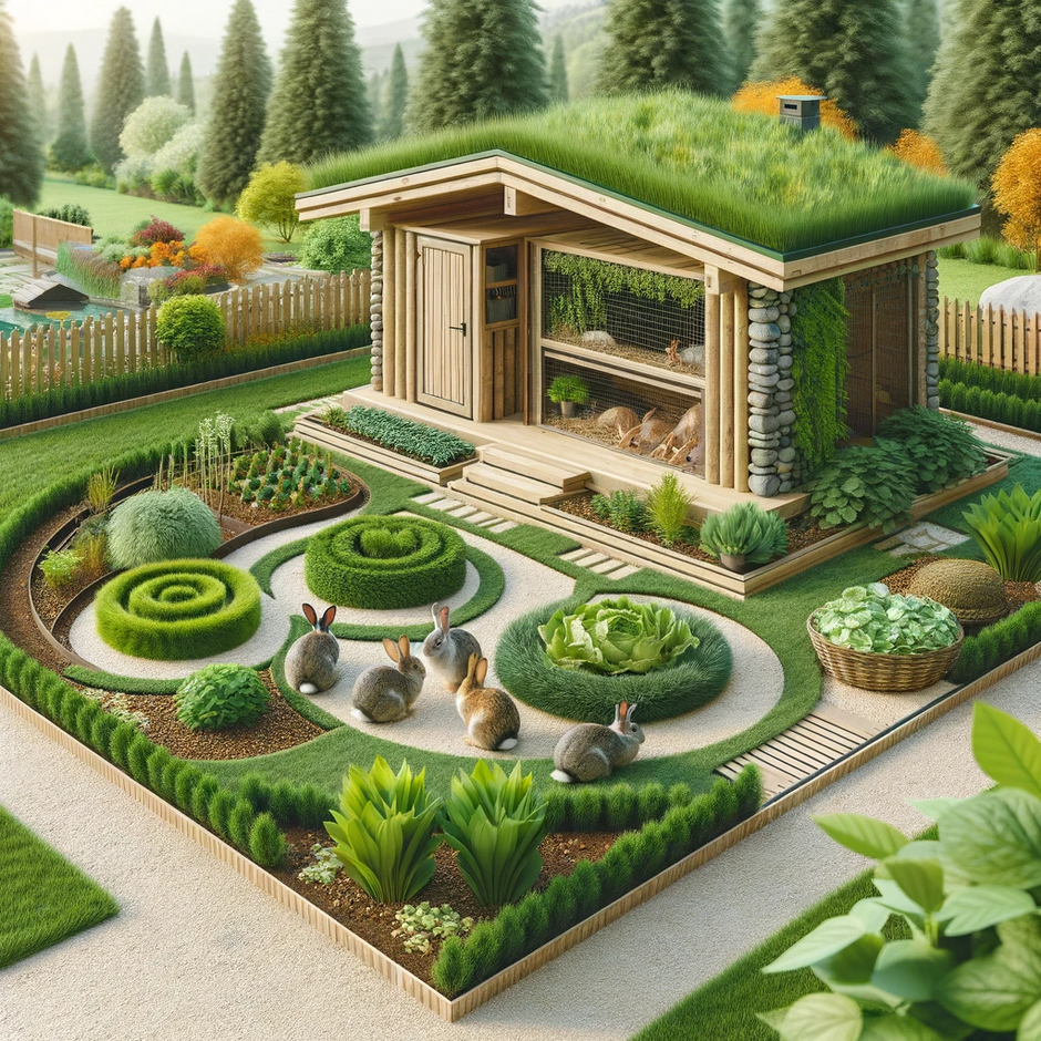 Landscape With Rabits Rabbit Hutch Landscaping