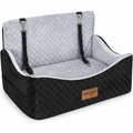 Pets Gear large grey-lined dog car booster seat on a white background