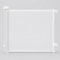 White adjustable retractable mesh pet gate product view