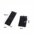 Dog car ramp dimensions 105.5cm x 40cm, folds to 60cm x 40cm x 9.5cm