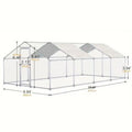 Extra Large Outdoor Dog Enclosure With Roof 8M size