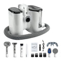 Pet vacuum dryer with attachments on a white background