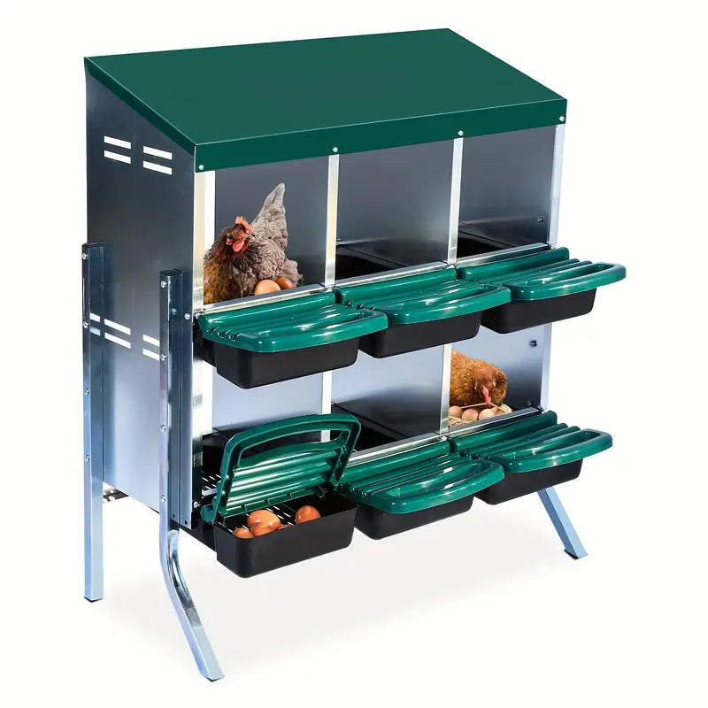 Roll Away Nest Box Double Layer Elevated 