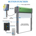automatic chicken door button function