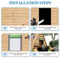automatic chicken door installation steps