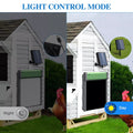 automatic chicken door light control mode