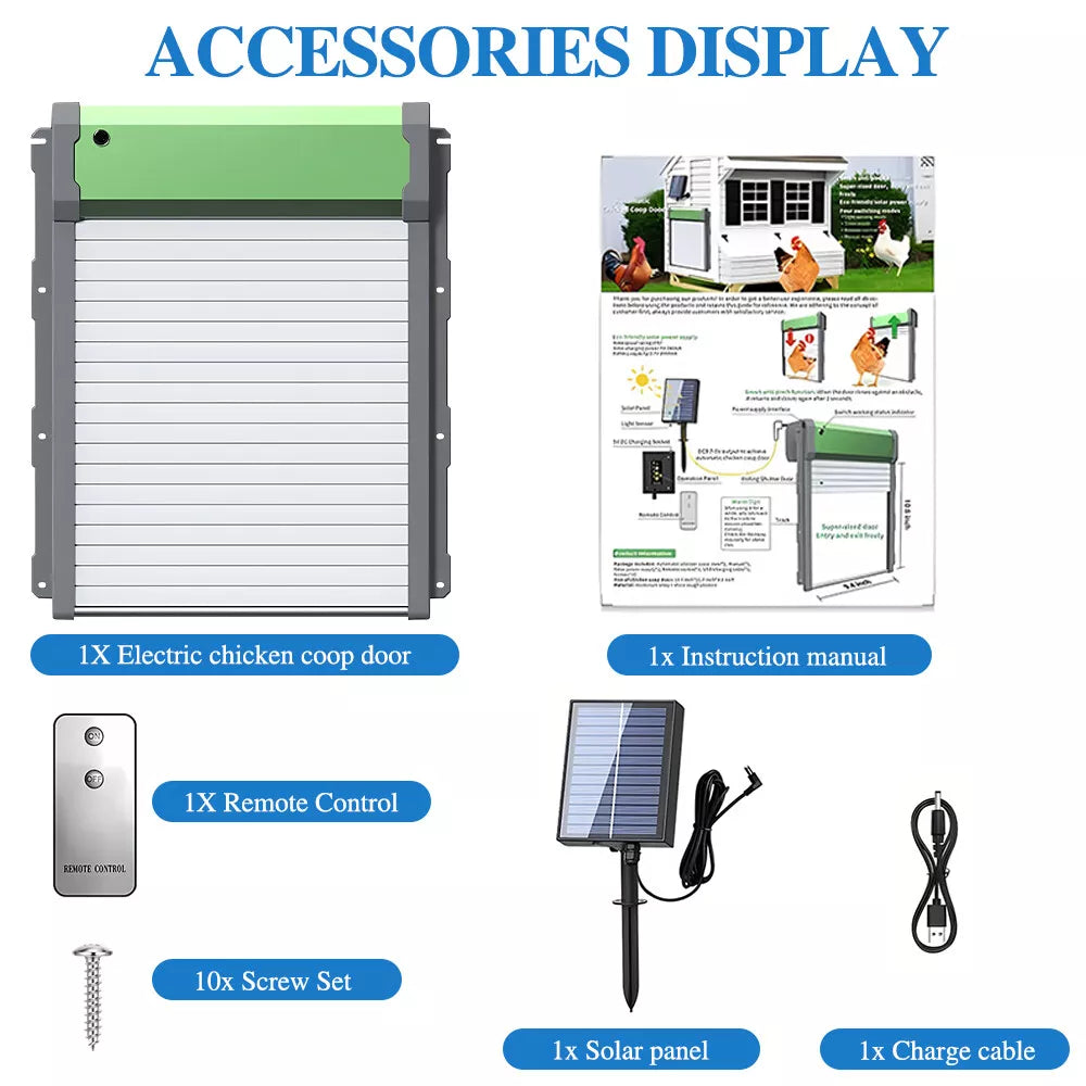 automatic chicken door parts