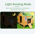 chicken coop door opener light sensing mode