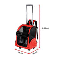Dog Pet Safety Transport Carrier Backpack Trolley - Pets Gear