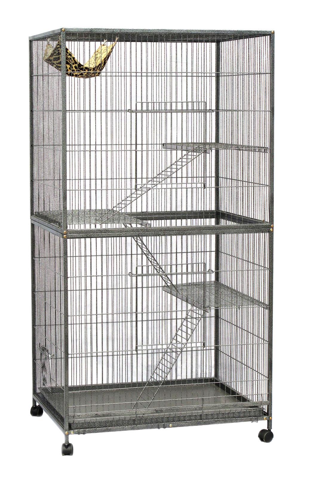 Ferret Cage with 4 Levels 180cm Height - Pets Gear