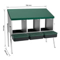 hen laying box size