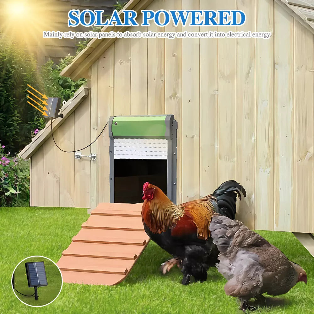 Automatic Chicken Coop Door Solar Powered