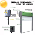 solar automatic chicken door green