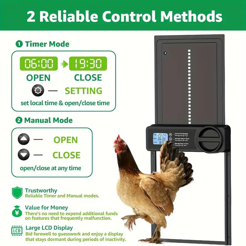 Automatic Chicken Door Auto Timer