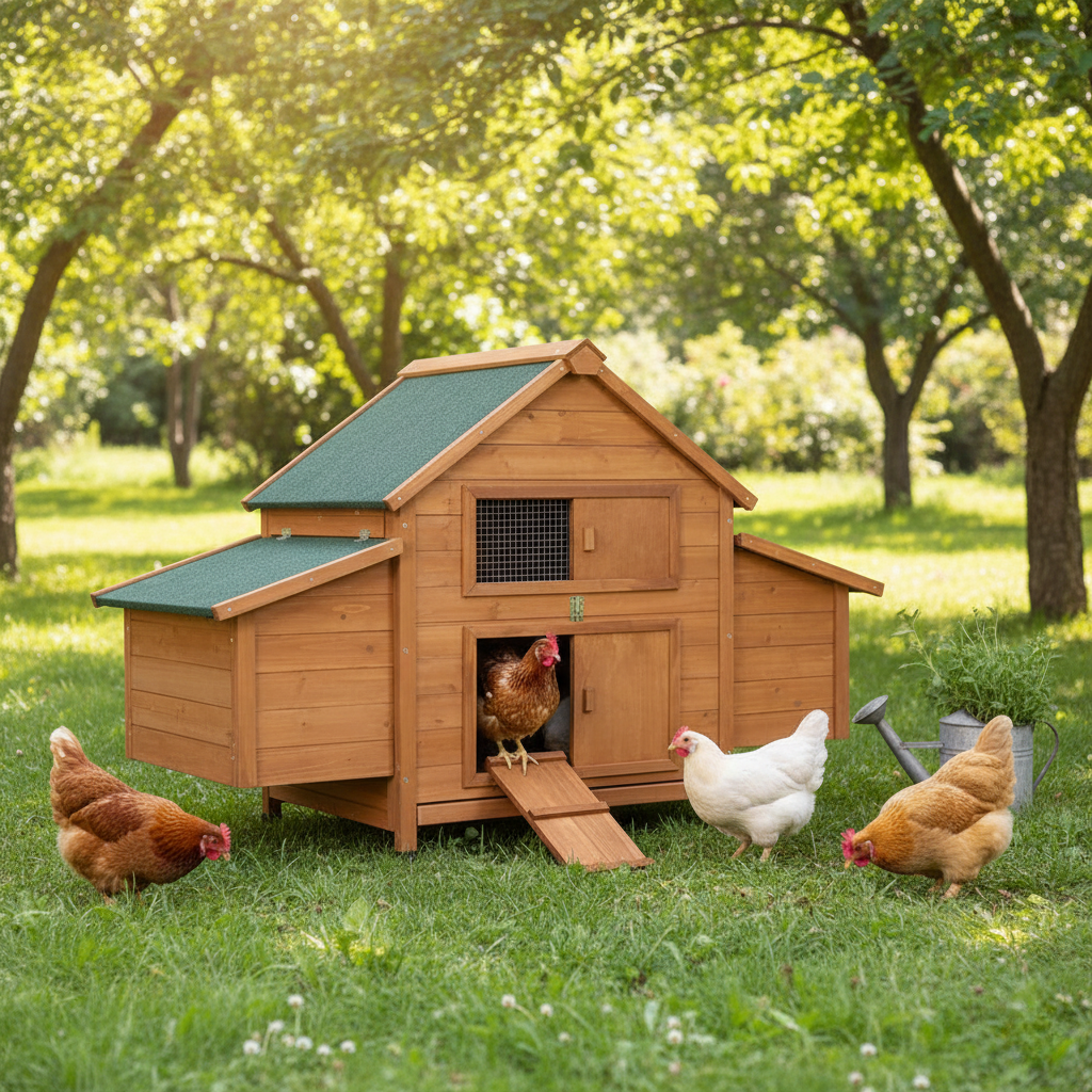 Wooden Chicken Coop