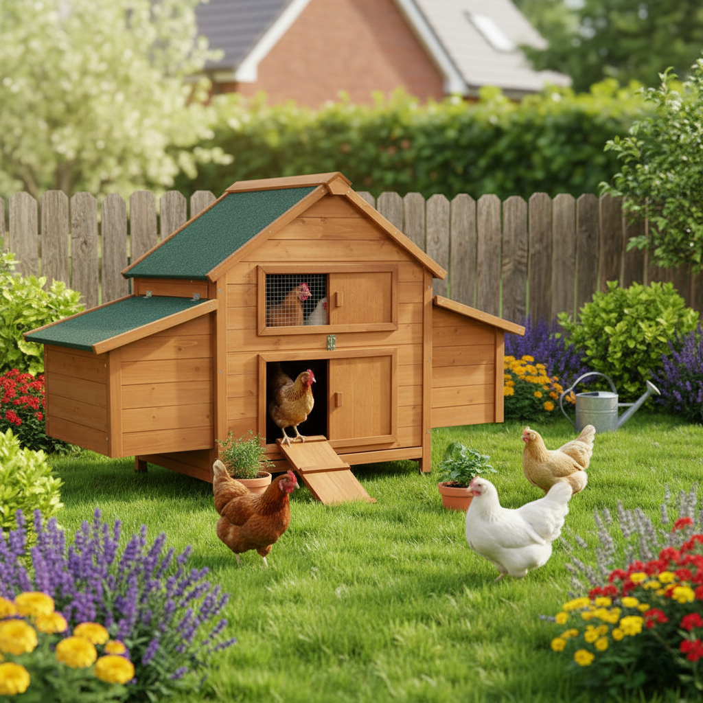 Wooden Chicken Coop