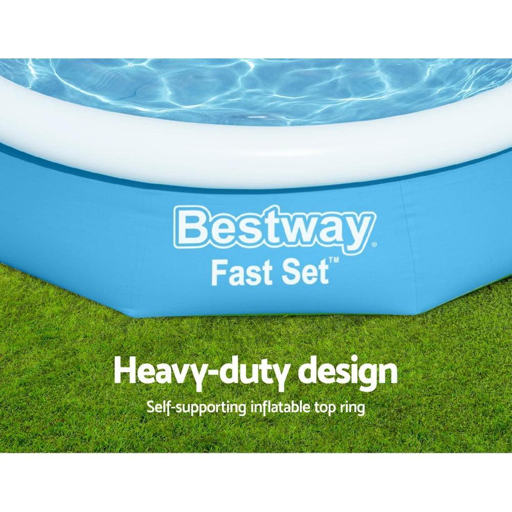 Above Ground Swimming Pool with Filter Pump 305CM x 66CM - Pets Gear