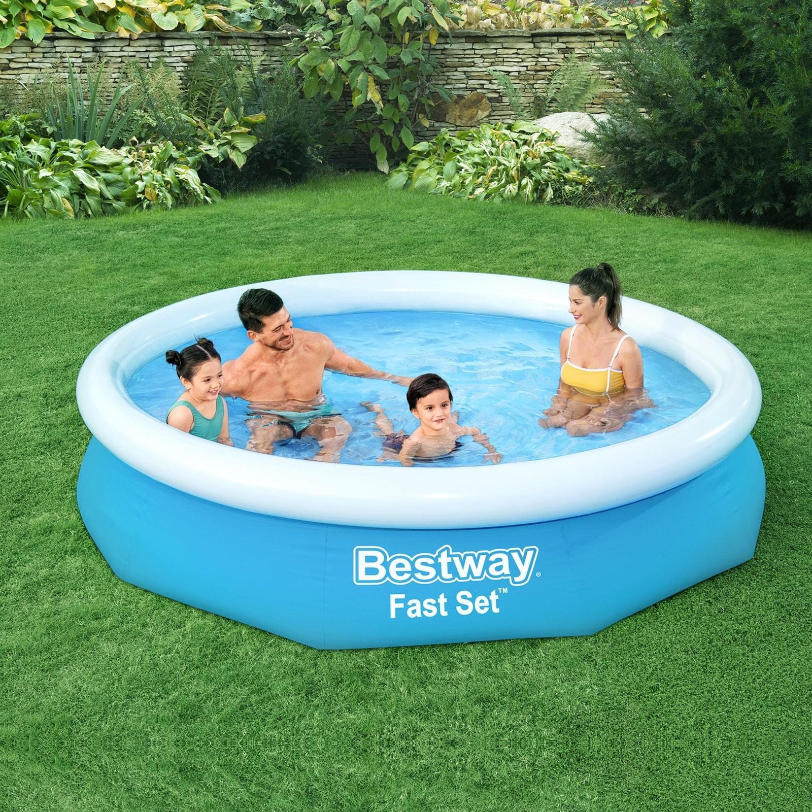 Above Ground Swimming Pool with Filter Pump 305CM x 66CM - Pets Gear